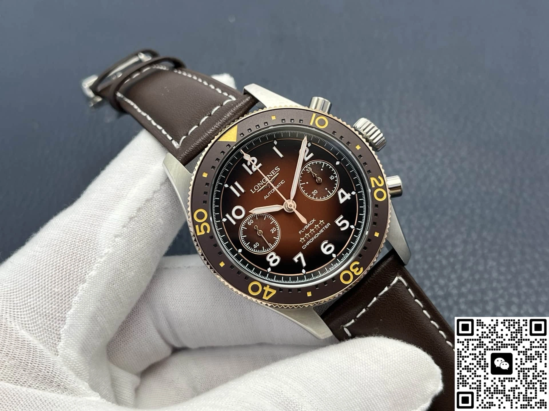 LG Factory Longines Spirit L3.821.5.59.2 1:1 Best Edition Replica Watch